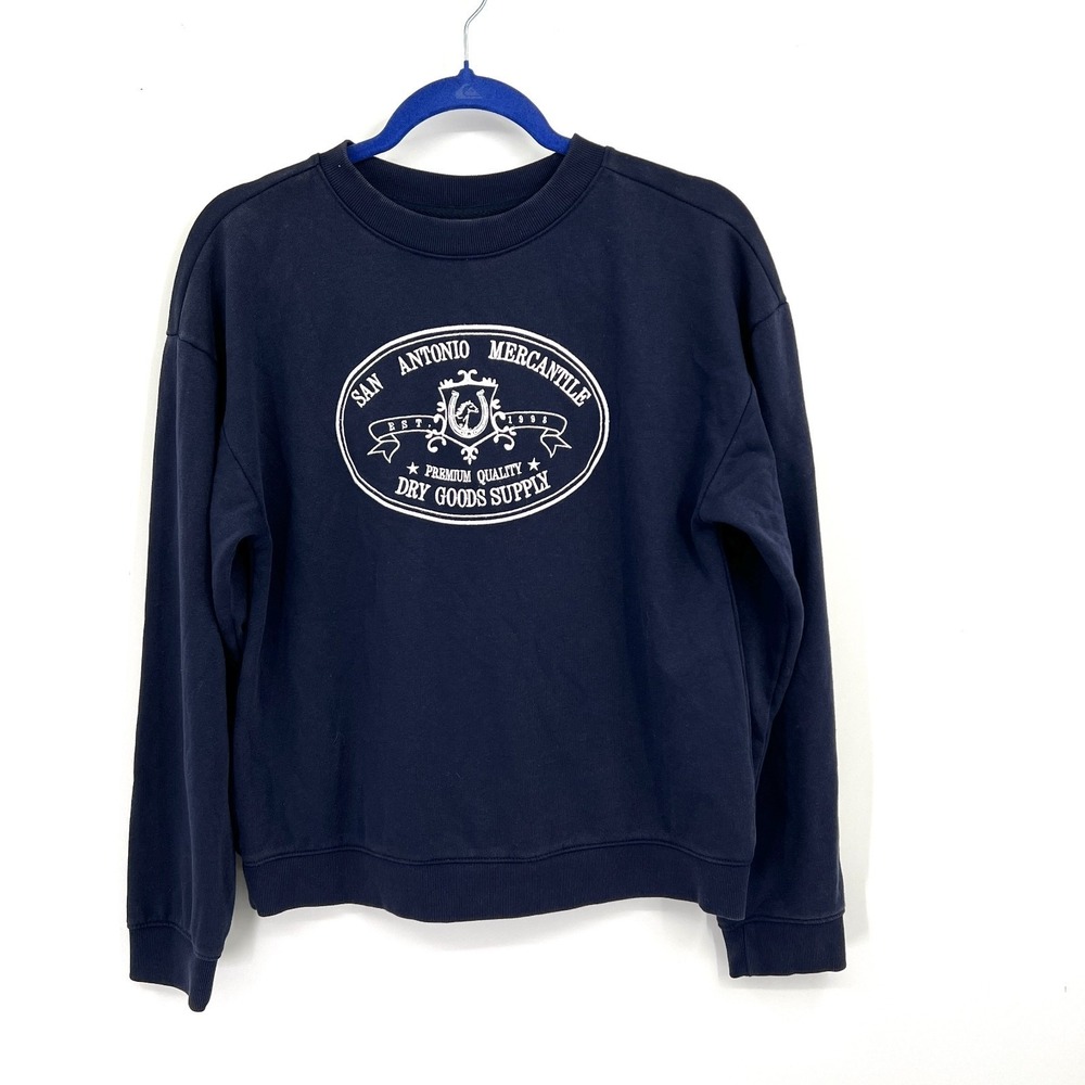 NEW Universal Thread western crewneck coastal cowgirl retro Collegiate prep XS